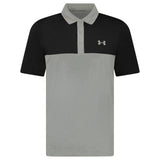 Under Armour Performance Golf Block Stripe Polo Black/Grey - Boinclo - Outlet Sale Under Retail
