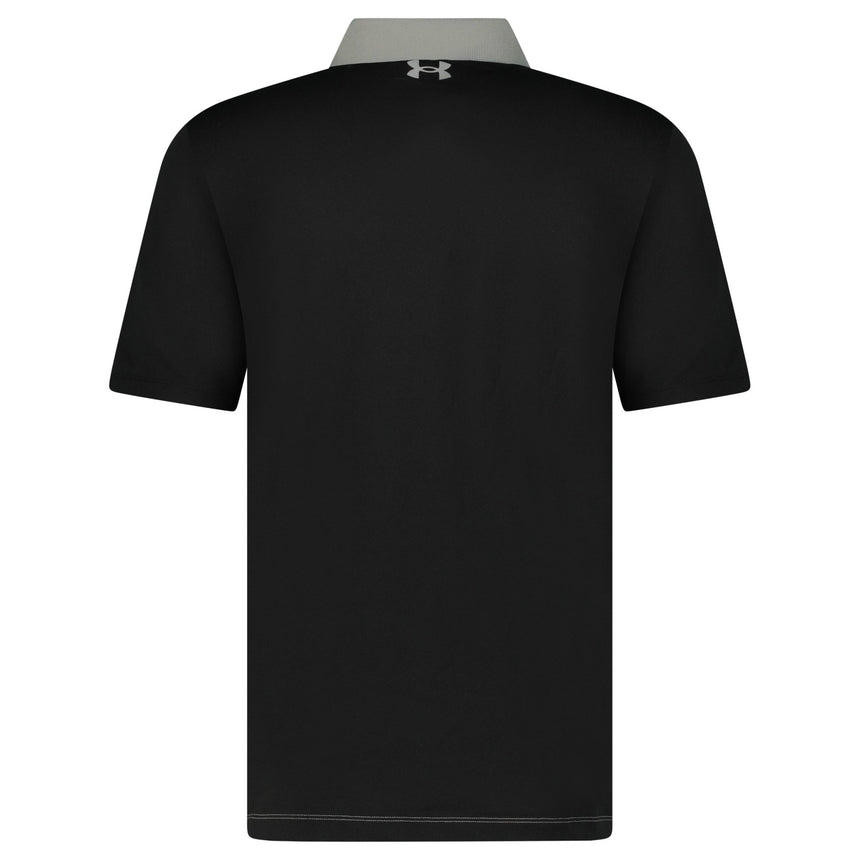 Under Armour Performance Golf Block Stripe Polo Black/Grey - Boinclo - Outlet Sale Under Retail
