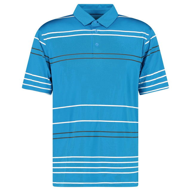 Under Armour Playoff 2.0 Golf Pitch Stripe Polo Shirt in Cruise Blue - Boinclo - Outlet Sale Under Retail