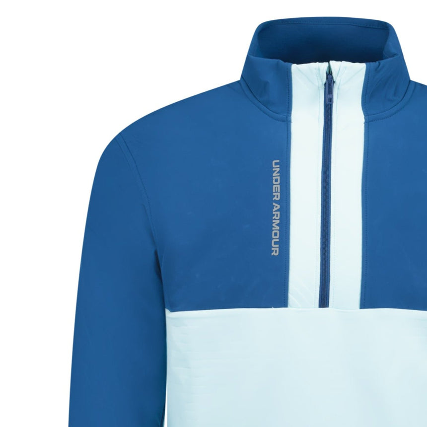 Under Armour Storm Daytona HZ 1/2 Zip Golf Top Fuse Teal Blue - Boinclo - Outlet Sale Under Retail