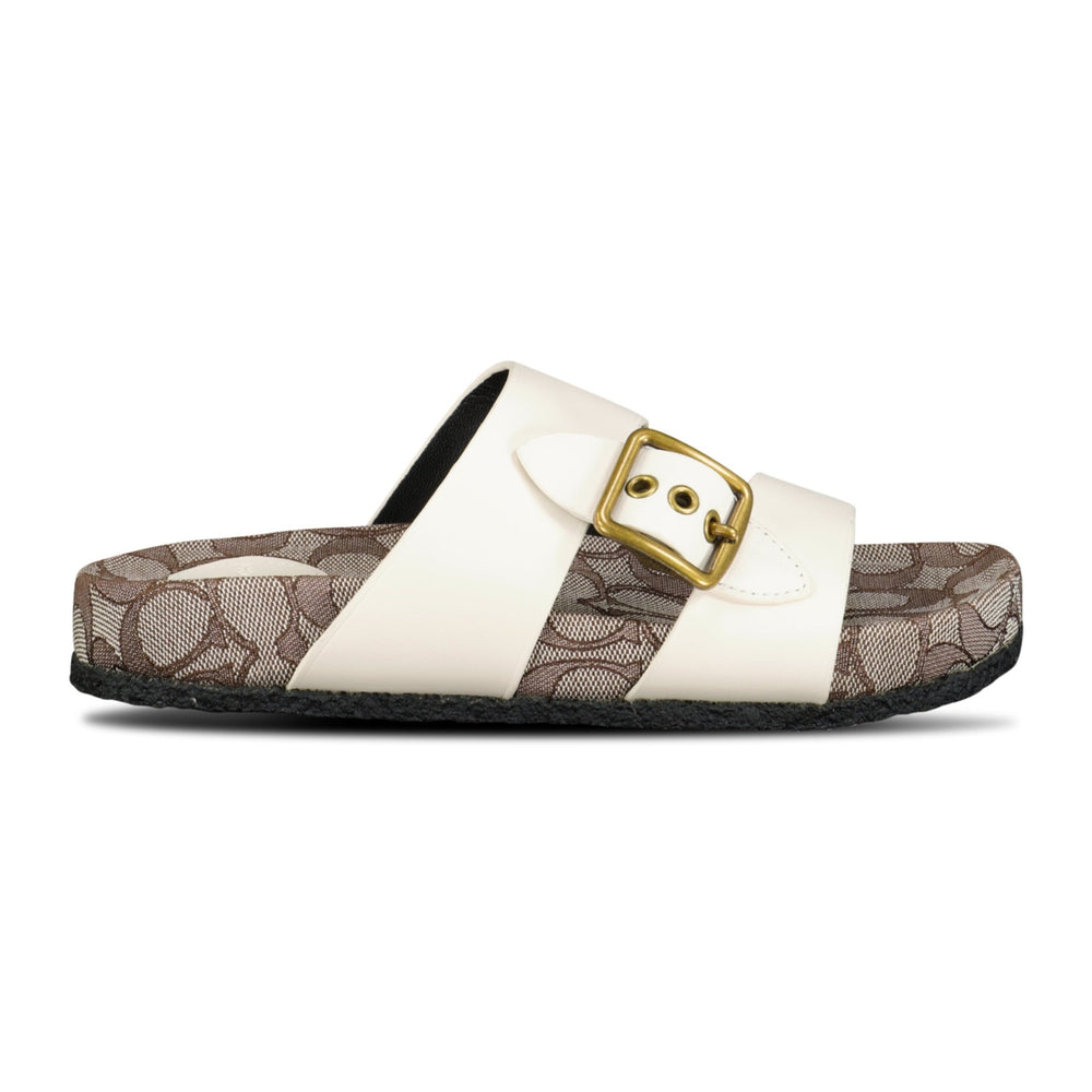 Addison Saley Rice Coach Addison Sandals Chalk White - Outlet Sale Always Under Retail ...