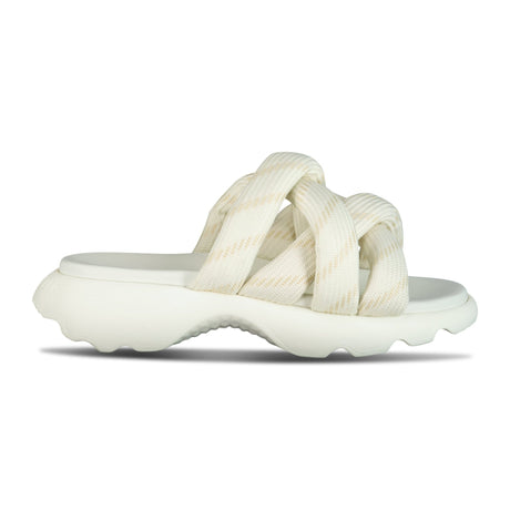 (Womens) Moncler 'Belay Knot' Sliders Beige - Boinclo ltd - Outlet Sale Under Retail