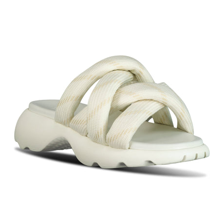 (Womens) Moncler 'Belay Knot' Sliders Beige - Boinclo ltd - Outlet Sale Under Retail