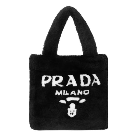 (Womens) Prada Montone Shearling Shopping Bag - Boinclo ltd - Outlet Sale Under Retail