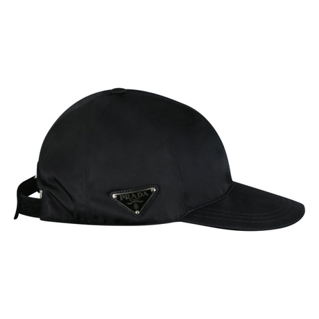 (Womens) Prada Triangle Logo Cap Black - Boinclo ltd - Outlet Sale Under Retail