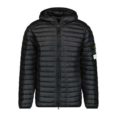 Stone Island Loom Woven Down Chambers Stretch Nylon-TC Jacket Black - Boinclo ltd - Outlet Sale Under Retail