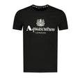 Aquascutum Chest Logo T-Shirt Black - Boinclo ltd - Outlet Sale Under Retail