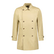 Aquascutum 'Oldham' Check Collar Trench Coat Beige - Boinclo ltd - Outlet Sale Under Retail