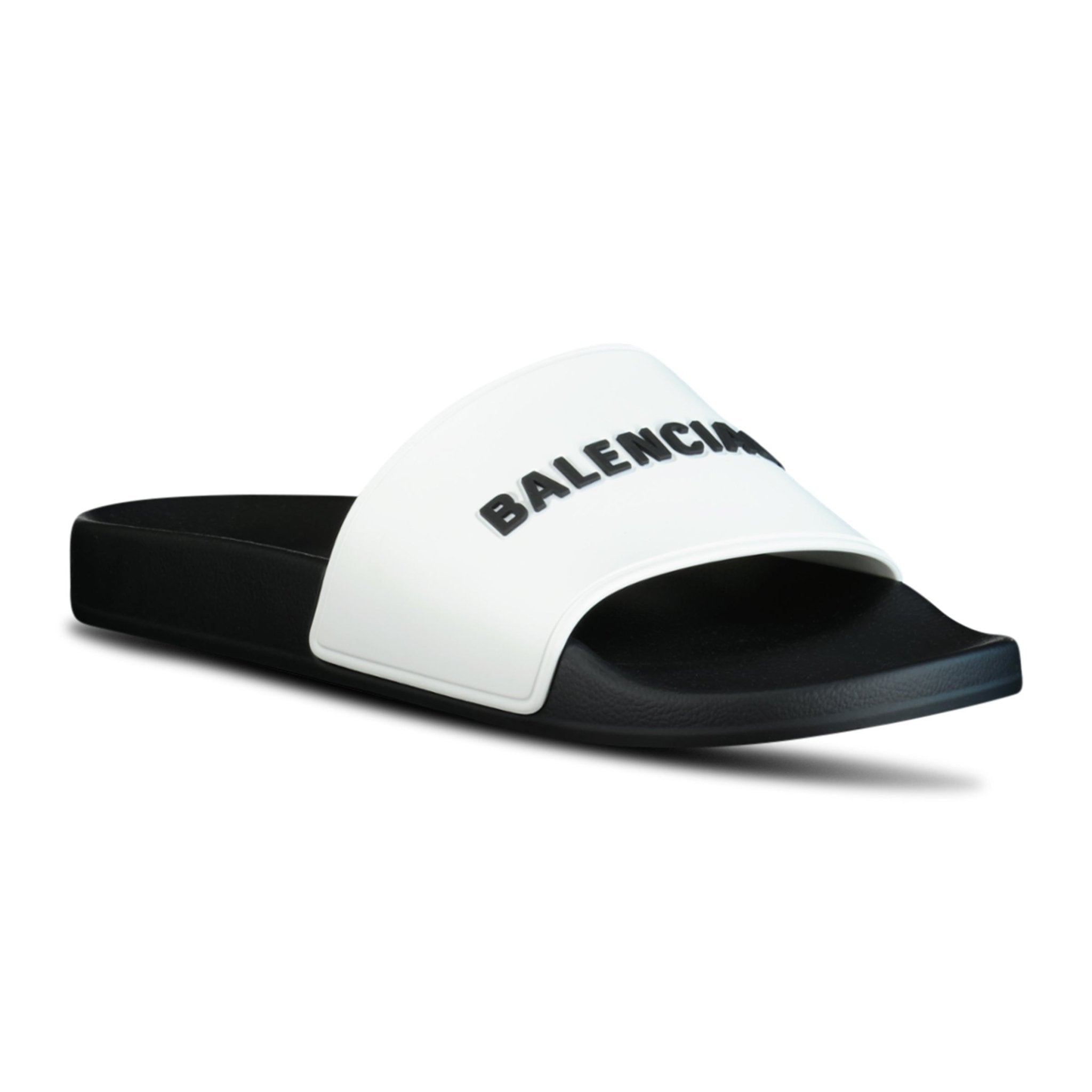 Balenciaga Logo Sliders Black & White