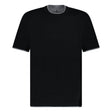 Brunello Cucinelli Double Crew Neck T-Shirt Black & Grey - Boinclo ltd - Outlet Sale Under Retail