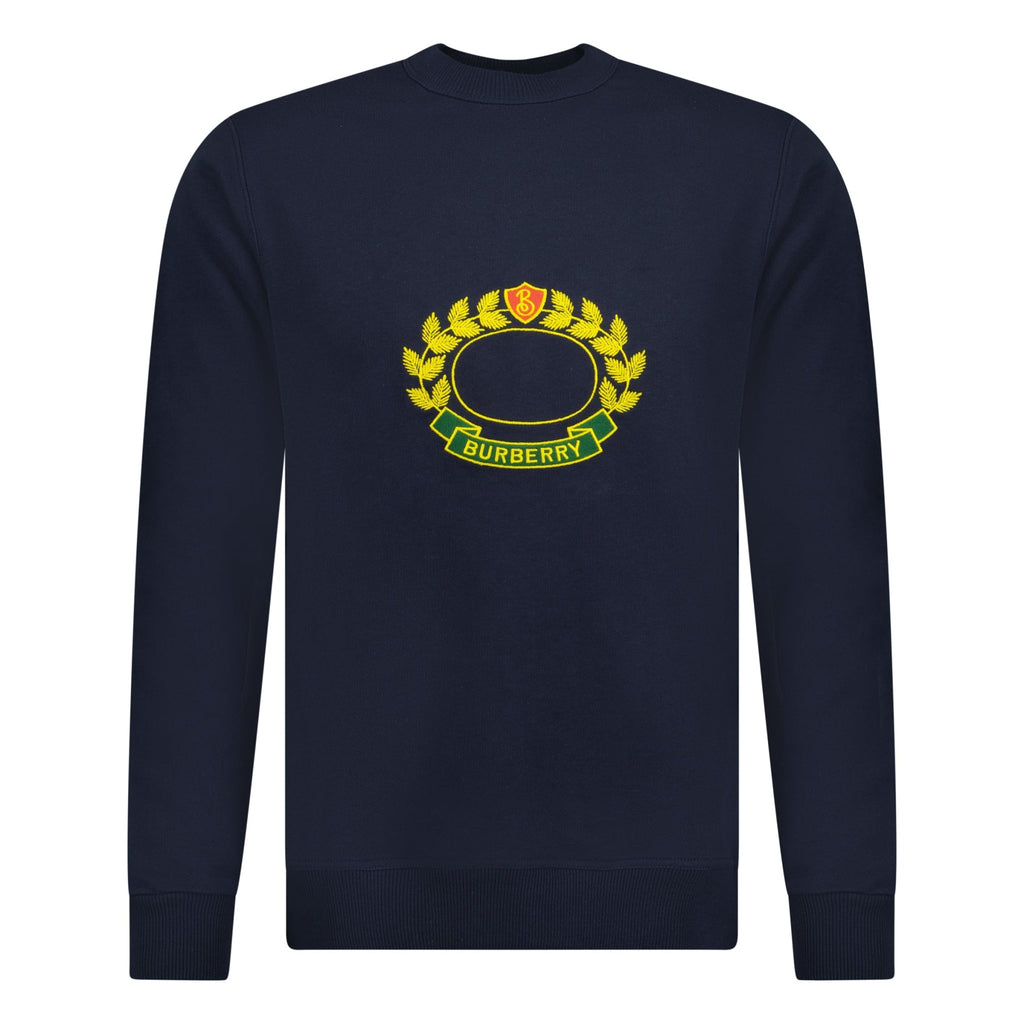 Burberry Addiscombe Crest Logo Sweatshirt Navy - Boinclo ltd - Outlet Sale Under Retail