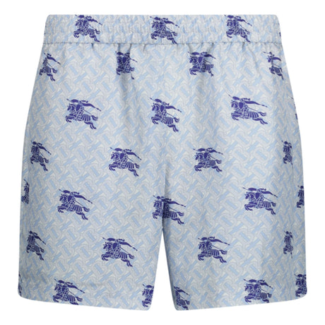 Burberry 'Brandon' Silk Shorts Blue - Boinclo ltd - Outlet Sale Under Retail