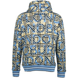 Burberry Check Logo Print Cotton Sweatshirt Yellow & Blue - Boinclo ltd - Outlet Sale Under Retail