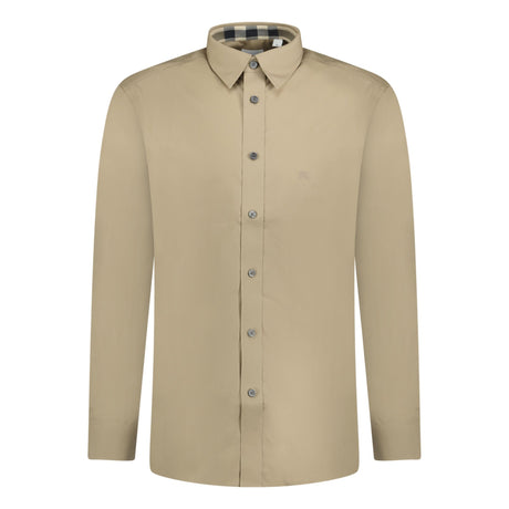 Burberry Classic Check Neck Cambridge Shirt Camel - Boinclo ltd - Outlet Sale Under Retail