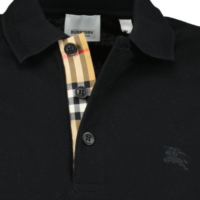 Burberry 'Eddie' Polo-Shirt Black - Boinclo ltd - Outlet Sale Under Retail