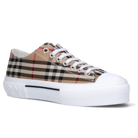 Burberry 'Jack Low' Check Trainers Beige - Boinclo ltd - Outlet Sale Under Retail