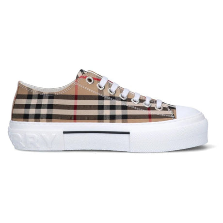 Burberry 'Jack Low' Check Trainers Beige - Boinclo ltd - Outlet Sale Under Retail