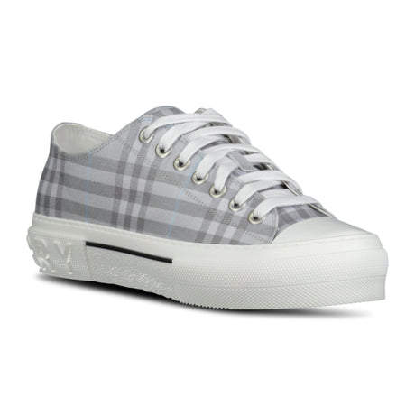 Burberry 'Jack Low' Check Trainers Grey - Boinclo ltd - Outlet Sale Under Retail