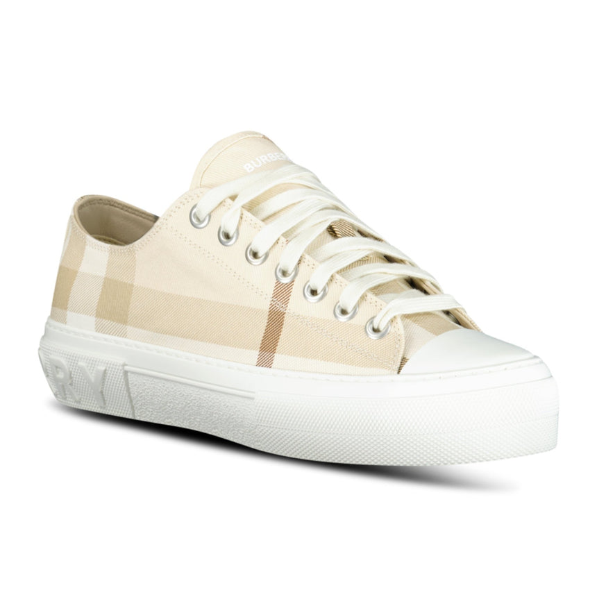 Burberry 'Jack Low' Check Trainers Soft Fawn - Boinclo ltd - Outlet Sale Under Retail