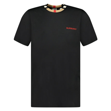 Burberry 'Jayson' Check T-Shirt Black - Boinclo ltd - Outlet Sale Under Retail