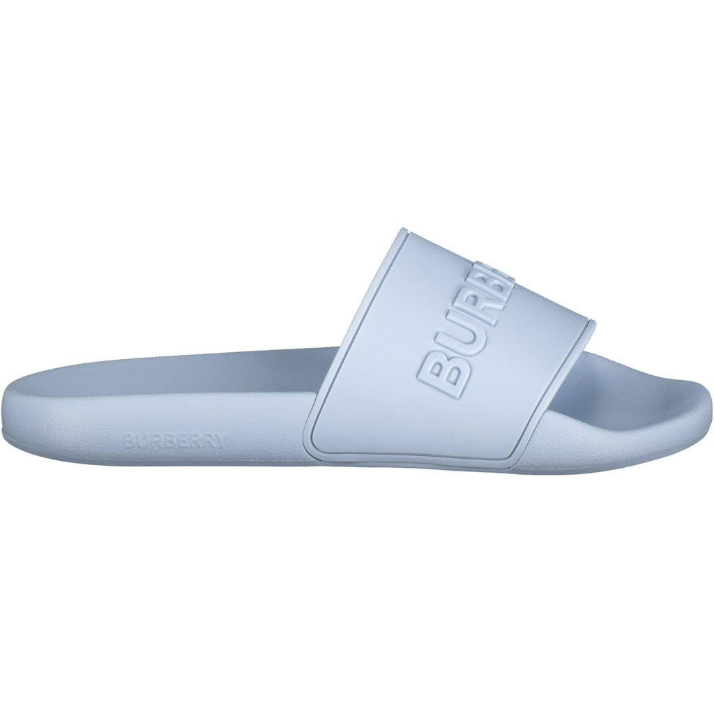 Burberry Logo Tech Furley Sliders Sky Blue - Boinclo ltd - Outlet Sale Under Retail