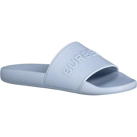 Burberry Logo Tech Furley Sliders Sky Blue - Boinclo ltd - Outlet Sale Under Retail