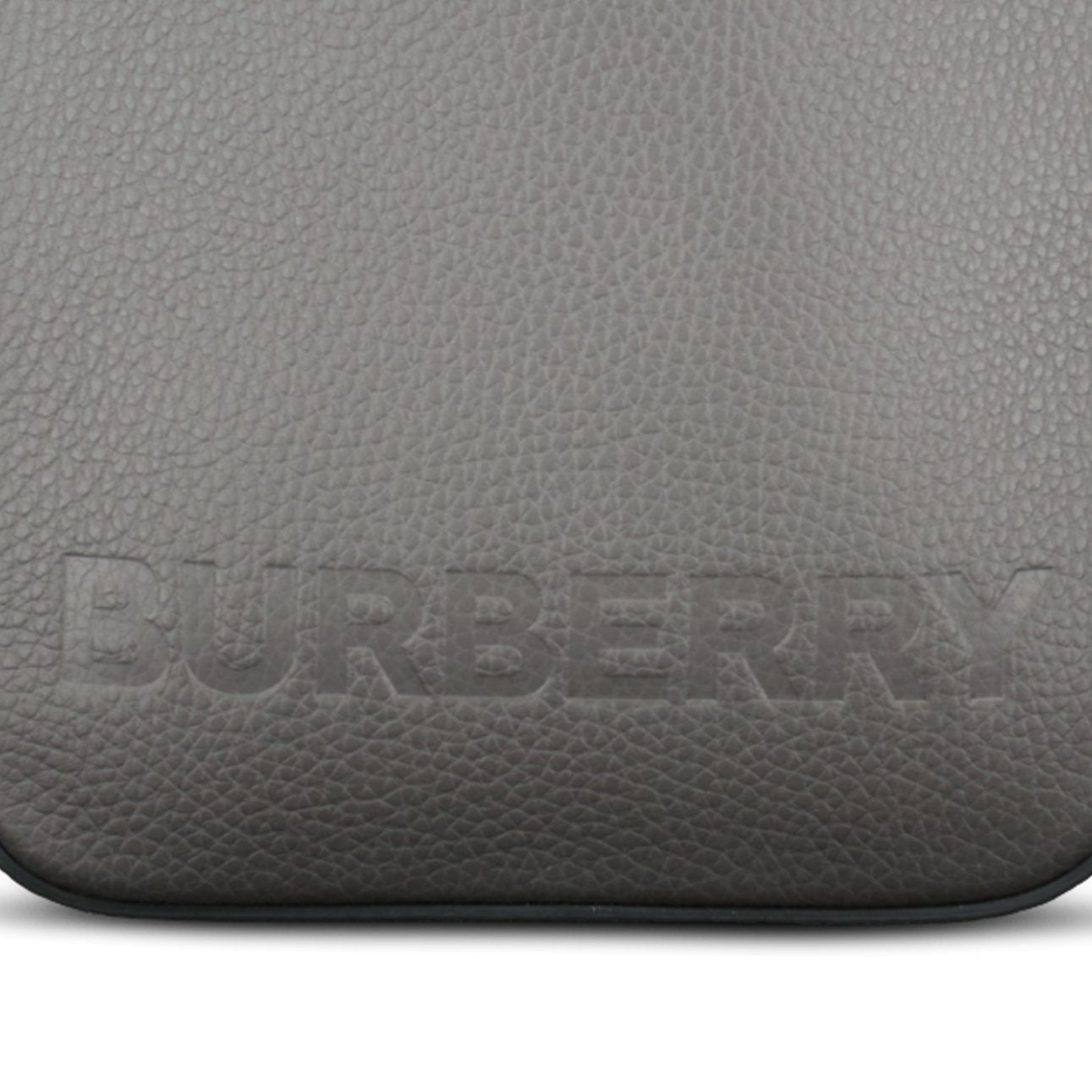 Burberry Black Embossed Leather Thornton Small Crossbody Bag