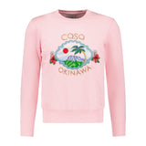 (Womens) Casablanca 'Okinawa' Embodied Graphic Sweatshirt Pink - Boinclo ltd - Outlet Sale Under Retail