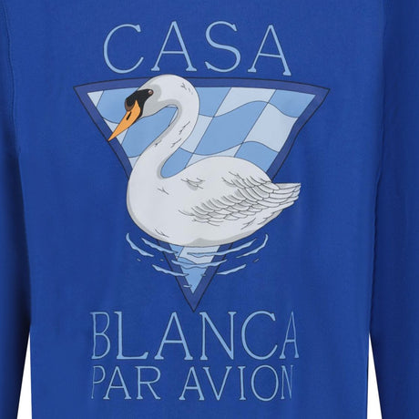 Casablanca 'Par Avion' Sweatshirt Blue - Boinclo ltd - Outlet Sale Under Retail