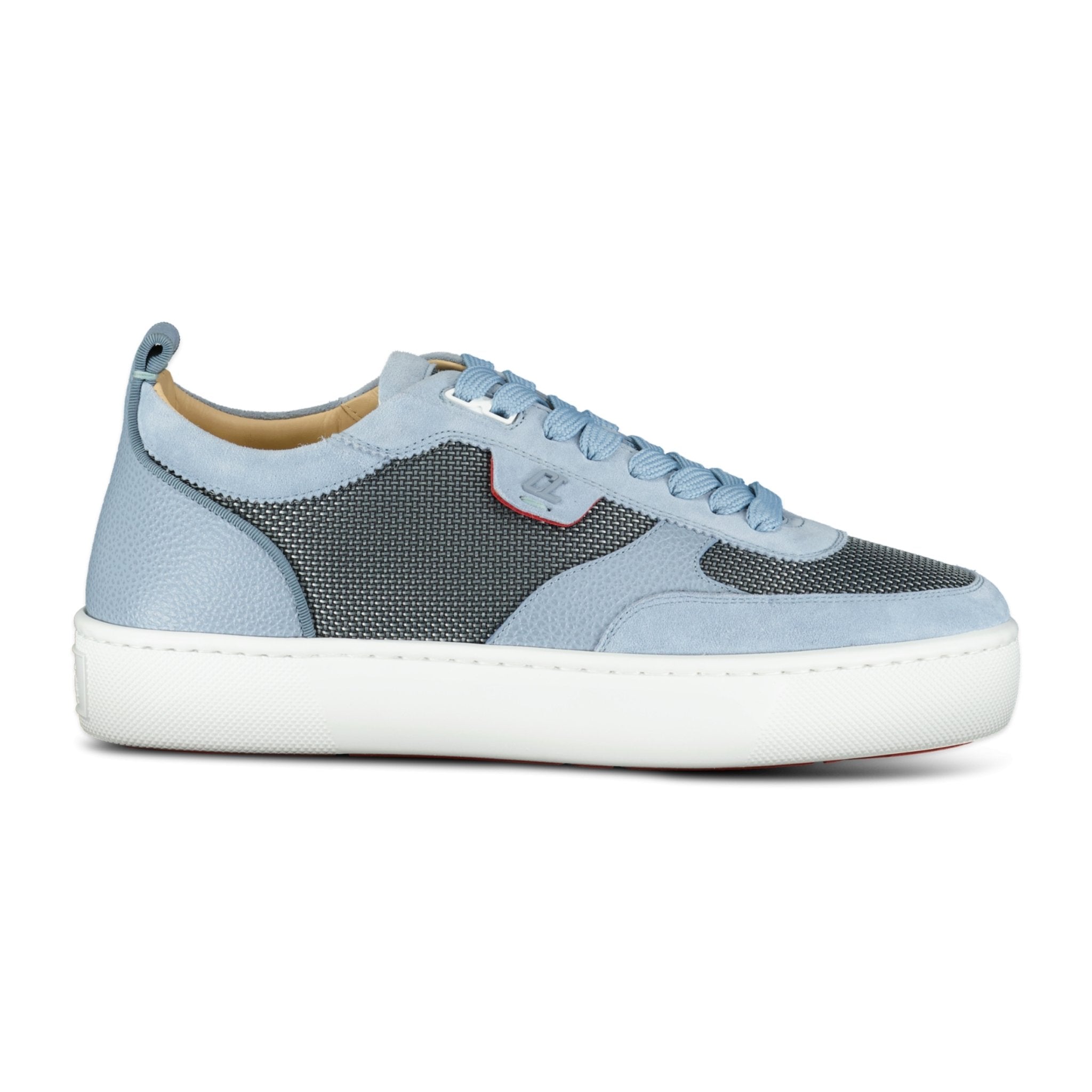 Christian louboutin outlet blue trainers