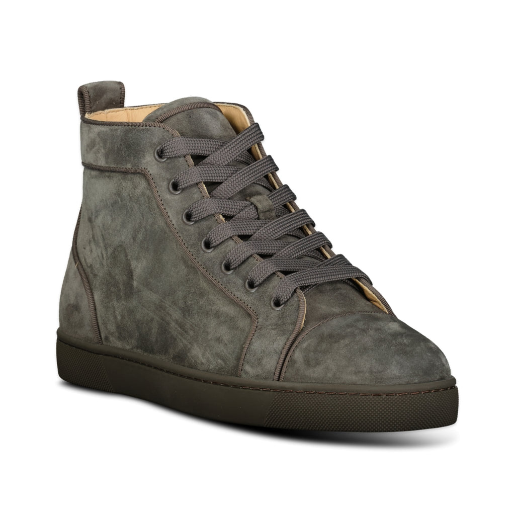 Christian Louboutin Orlato Flat High Top Sneakers Grey - Boinclo ltd - Outlet Sale Under Retail