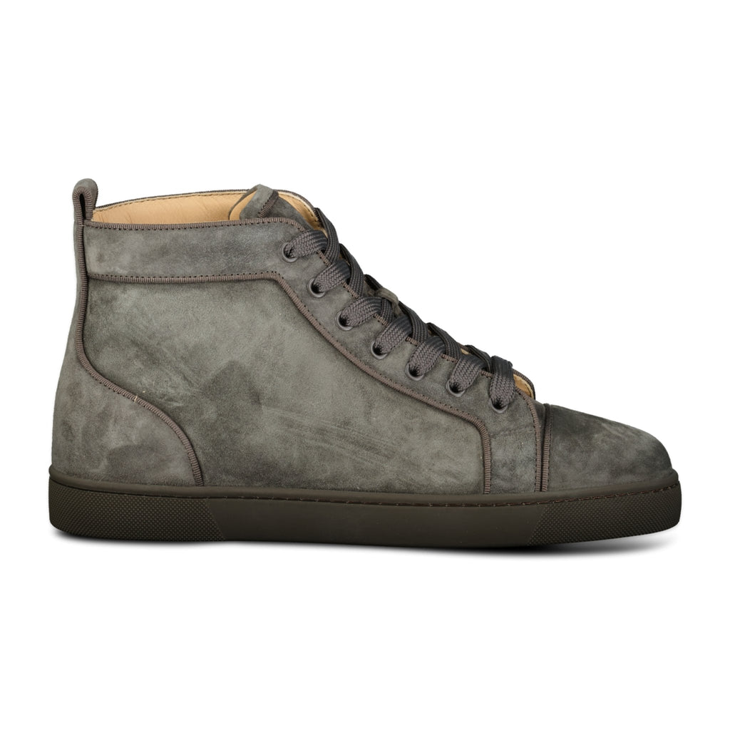 Christian Louboutin Orlato Flat High Top Sneakers Grey - Boinclo ltd - Outlet Sale Under Retail