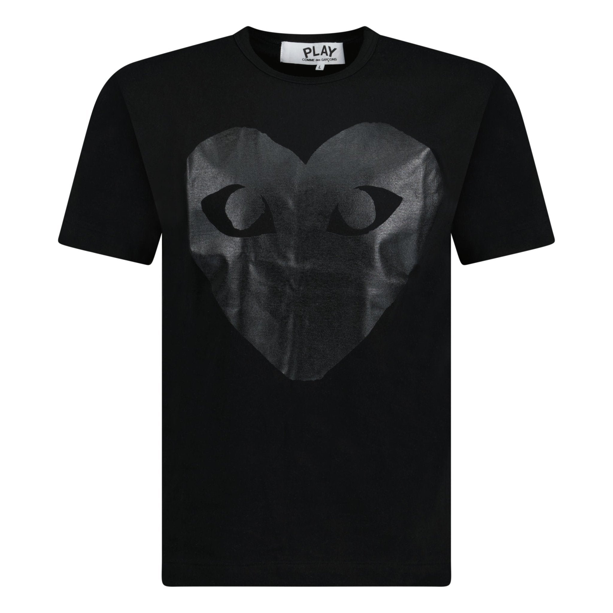 Cdg tee 2024 black heart