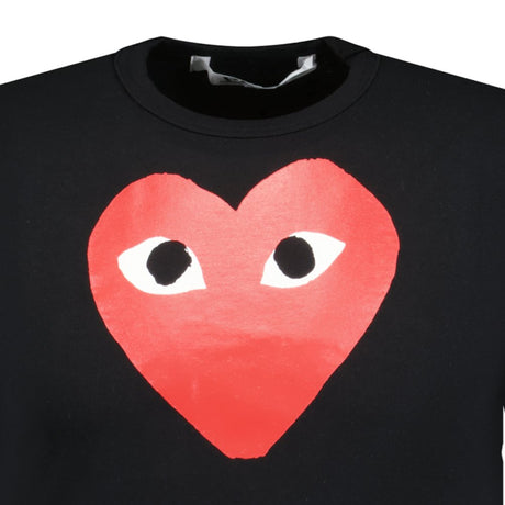 Comme Des Garcons Play Red Heart T-Shirt Black - Boinclo ltd - Outlet Sale Under Retail