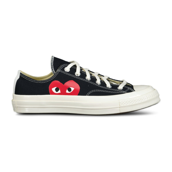 Comme Des Garcons Play X Converse Chuck Taylor Low Trainers Black Outlet Sale Always Under Retail Boinclo