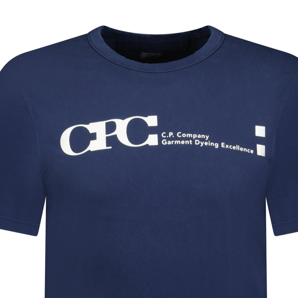 CP Company 20/1 T-Shirt Blue - Boinclo ltd - Outlet Sale Under Retail