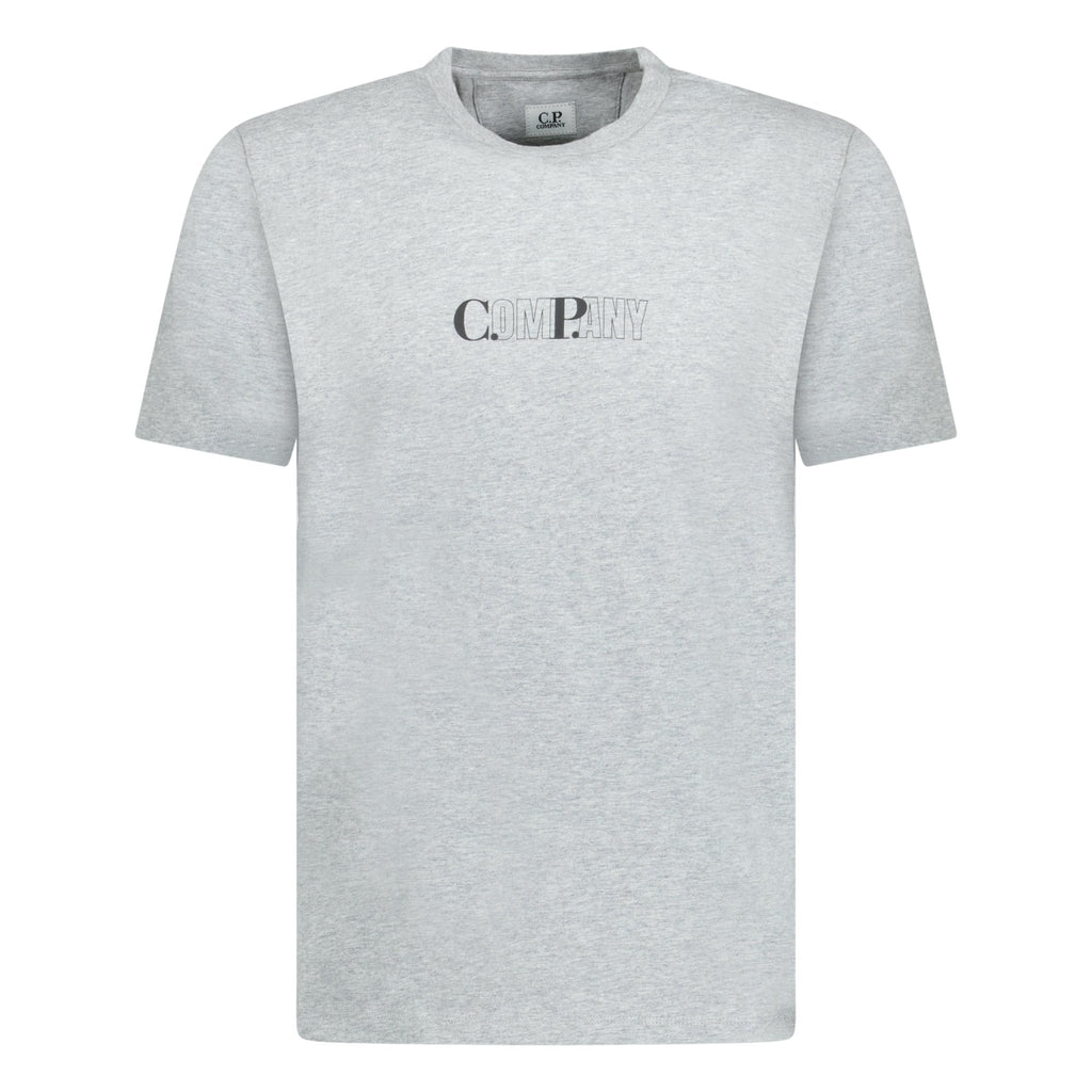 CP Company Brand Print T-Shirt Grey - Boinclo ltd - Outlet Sale Under Retail