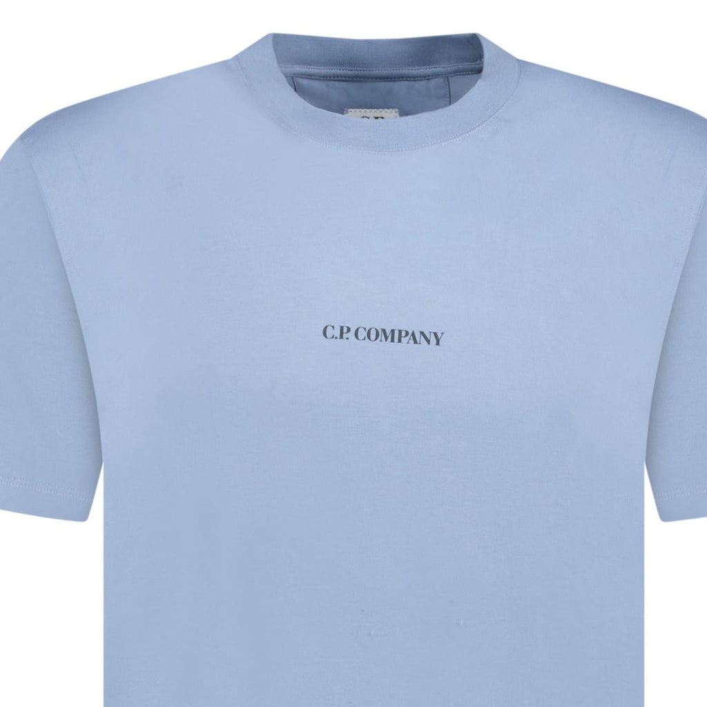 CP Company Chest Logo T-Shirt Blue - Boinclo ltd - Outlet Sale Under Retail