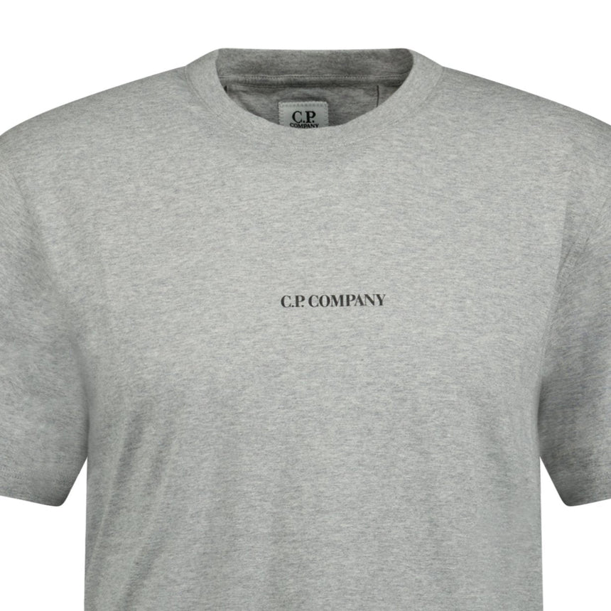 CP Company Chest Logo T-Shirt Grey - Boinclo ltd - Outlet Sale Under Retail