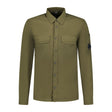 CP Company Chrome Lens Button-Up Overshirt Jacket Green - Boinclo ltd - Outlet Sale Under Retail