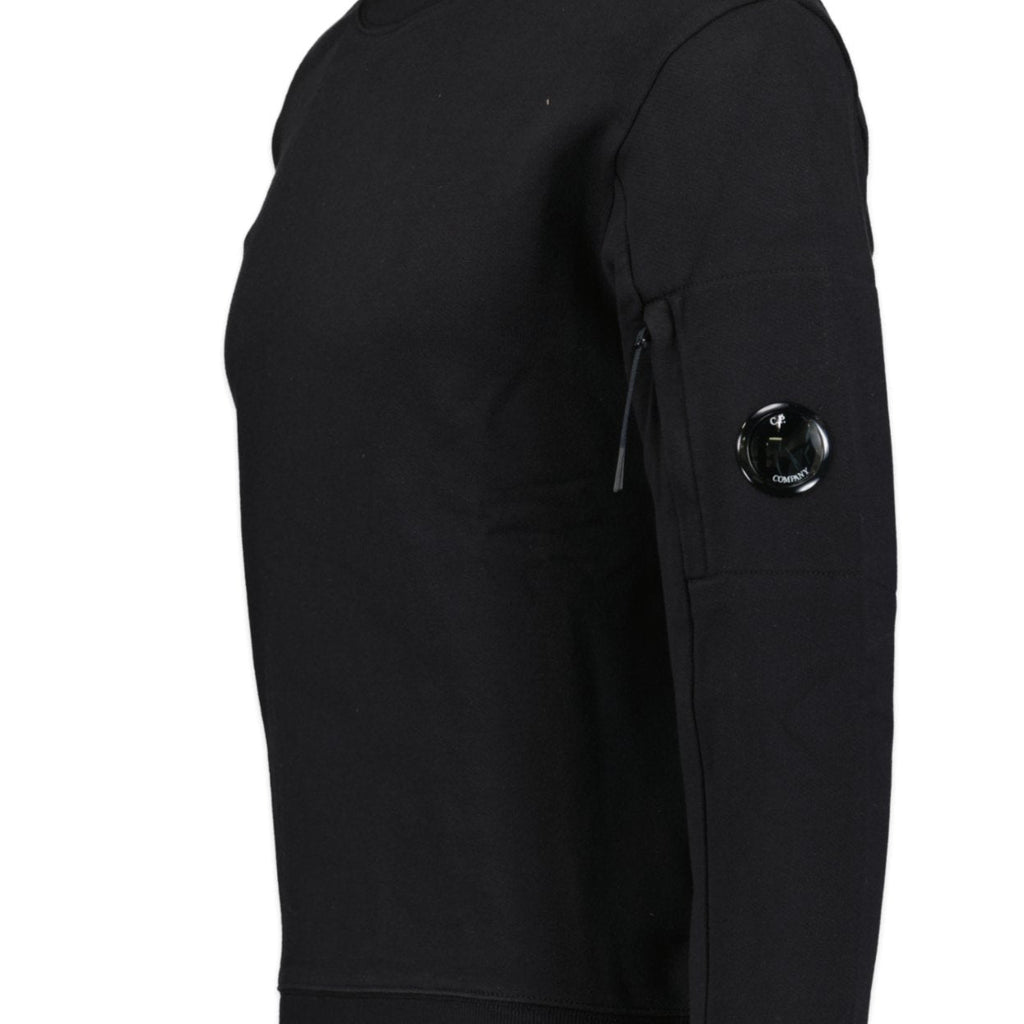 CP Company Diagonal Raised Arm Lens Sweatshirt Black - Boinclo ltd - Outlet Sale Under Retail