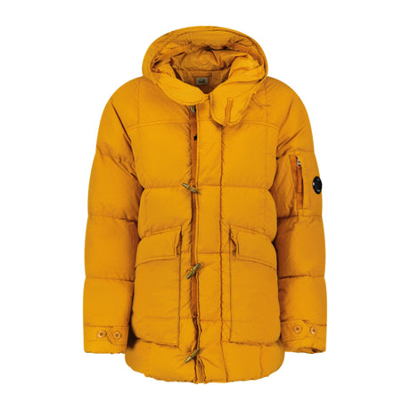 CP Company Flatt Nylon Padded Lens Shell Jacket Orange - Boinclo ltd - Outlet Sale Under Retail