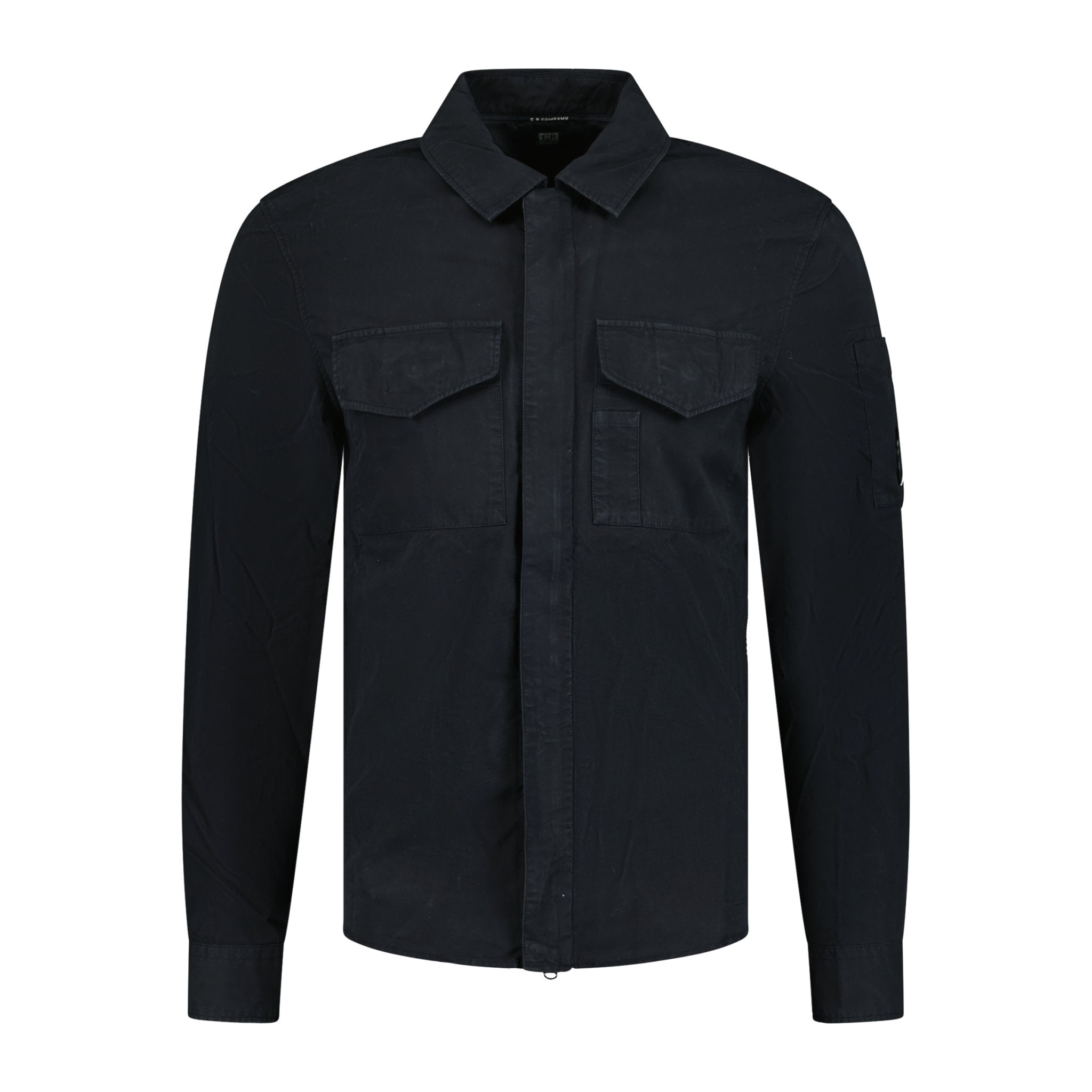 CP Company 'Gabardine' Overshirt Black