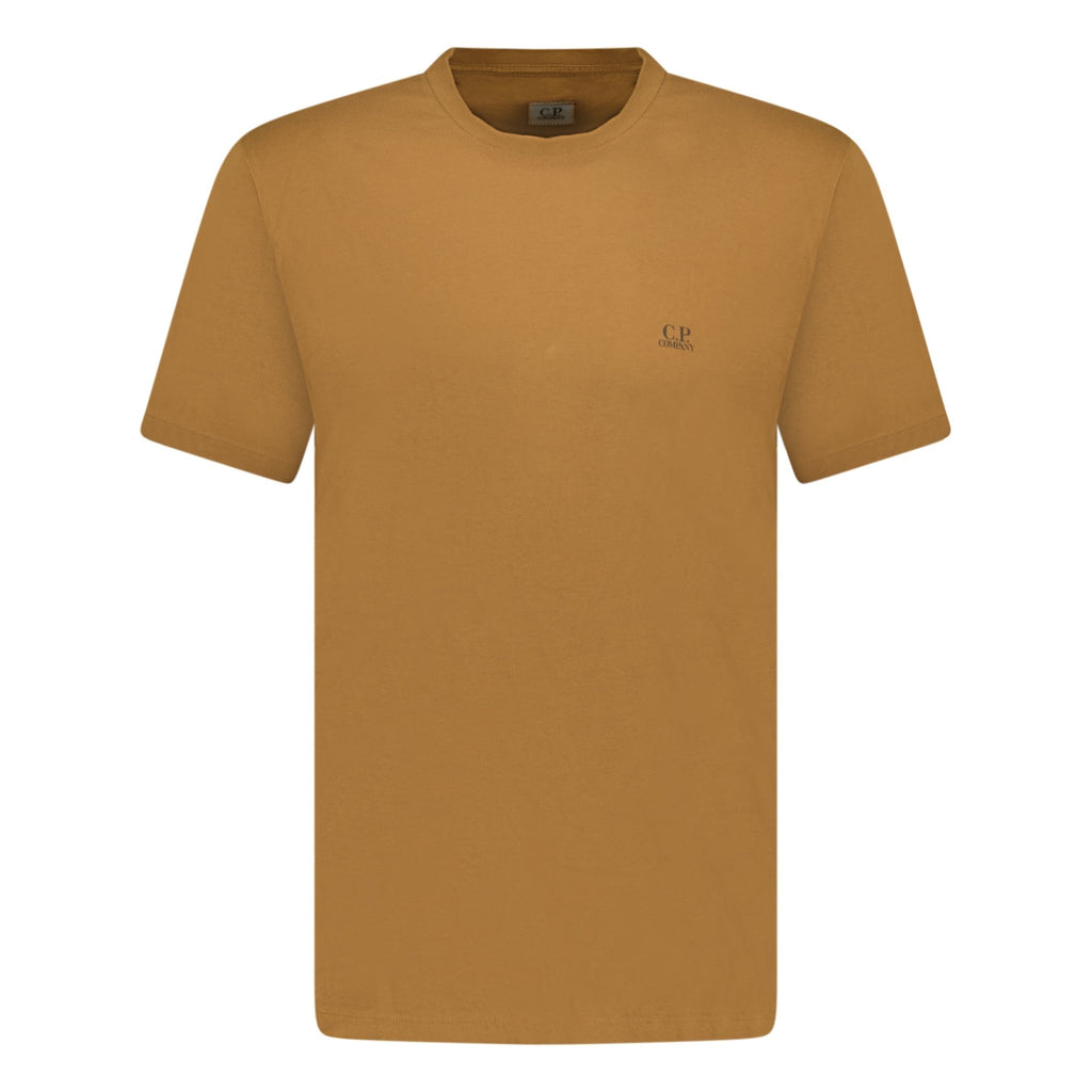 CP Company Goggle Print Crew T-Shirt Brown - Boinclo ltd - Outlet Sale Under Retail
