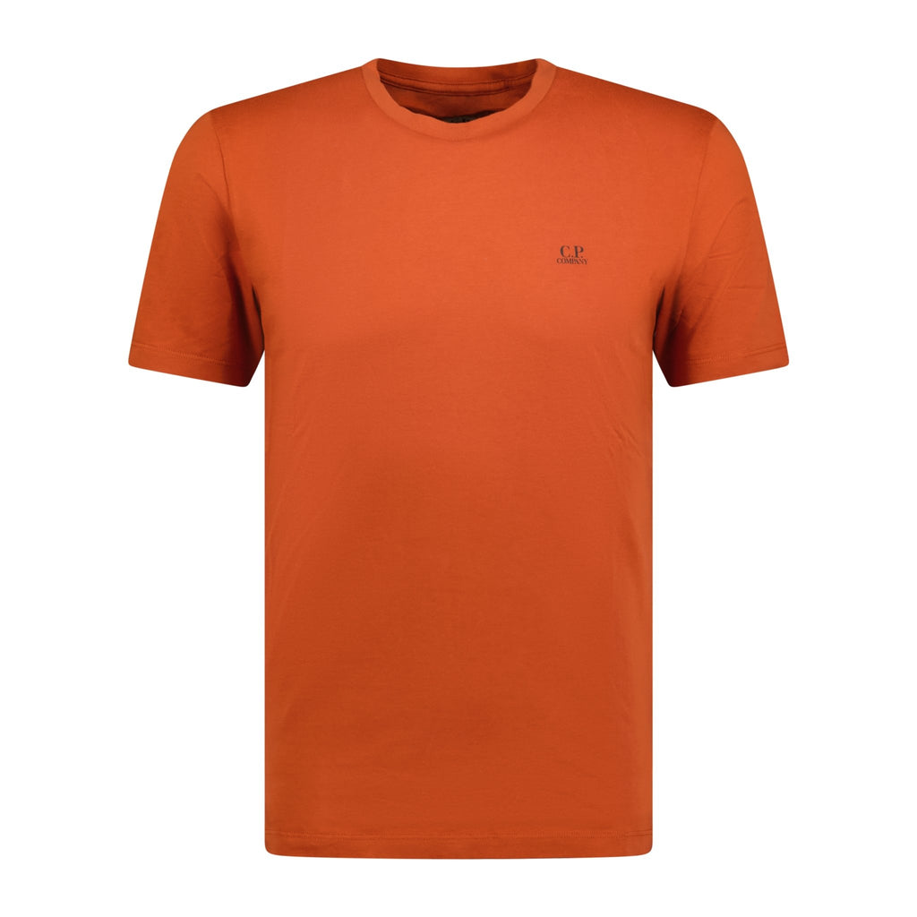CP Company Goggle Print Crew T-Shirt Burnt Orange - Boinclo ltd - Outlet Sale Under Retail