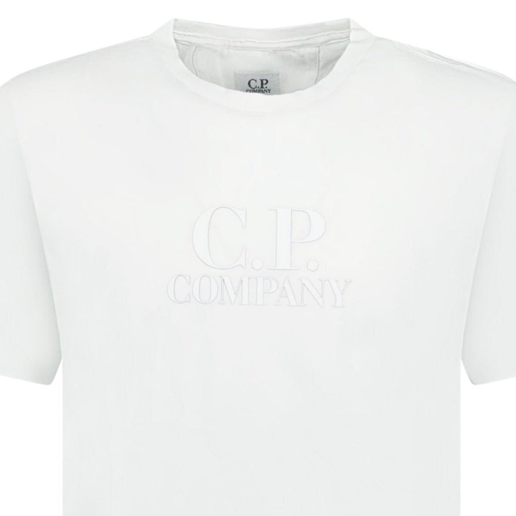 CP Company Jersey T-Shirt White - Boinclo ltd - Outlet Sale Under Retail