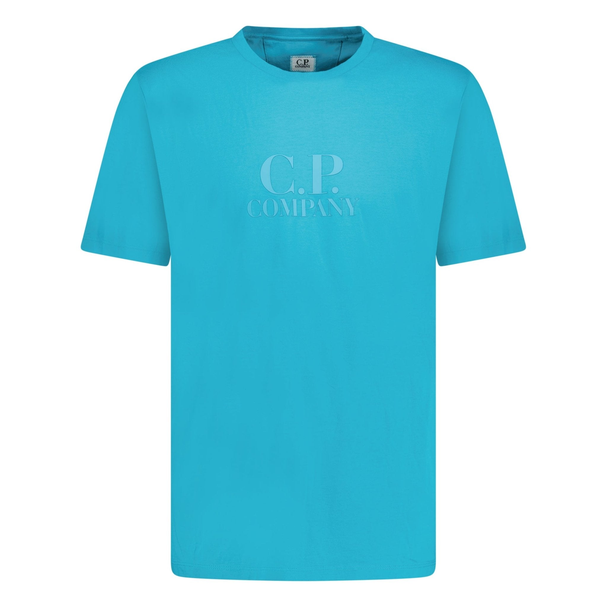 CP Company Large Logo T-Shirt Blue