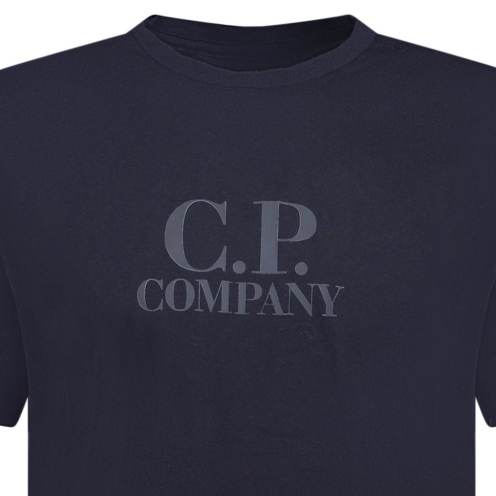 CP Company Large Logo T-Shirt Navy - Boinclo ltd - Outlet Sale Under Retail