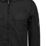 CP Company Lens Chrome Overshirt Jacket Black - Boinclo ltd - Outlet Sale Under Retail