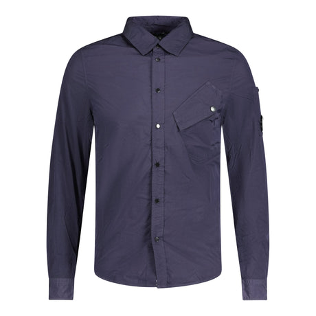 CP Company Lens Chrome Overshirt Jacket Navy - Boinclo ltd - Outlet Sale Under Retail